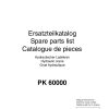 Palfinger Crane PK 60000 Spare Parts Catalog 1