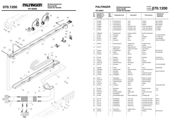 Palfinger Crane PK 60000 Spare Parts Catalog 2