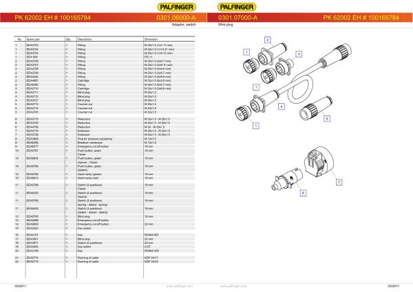 Palfinger Crane PK 62002 EH S507 SK E Spare Parts Catalog 2