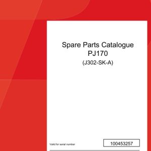 Palfinger Fly Jib PJ170 J302 SK A Spare Parts Catalog 1