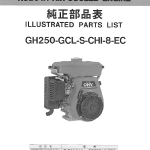 Request Kubota Air Cooled Engine Parts Catalog PDF 3