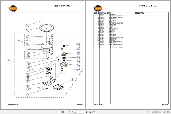 Rocla Order Pickers KTVL 8 KTVL 10 Parts Catalog 2010 3
