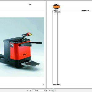 Rocla Pallet Trucks TP20 TP20o Parts Catalog 2010 1