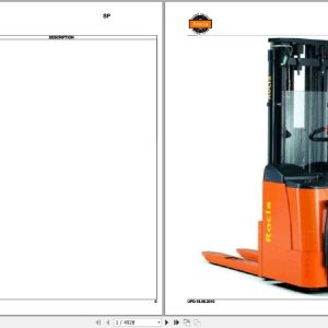 Rocla Stackers SP12DEV to SP16iTREV Parts Catalog 2010 1