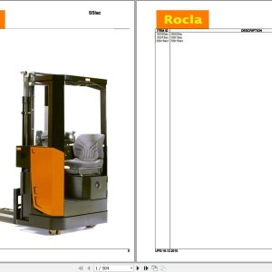 Rocla Stackers SSI20ac SSI15ac SSI15aci Parts Catalog 2010 1