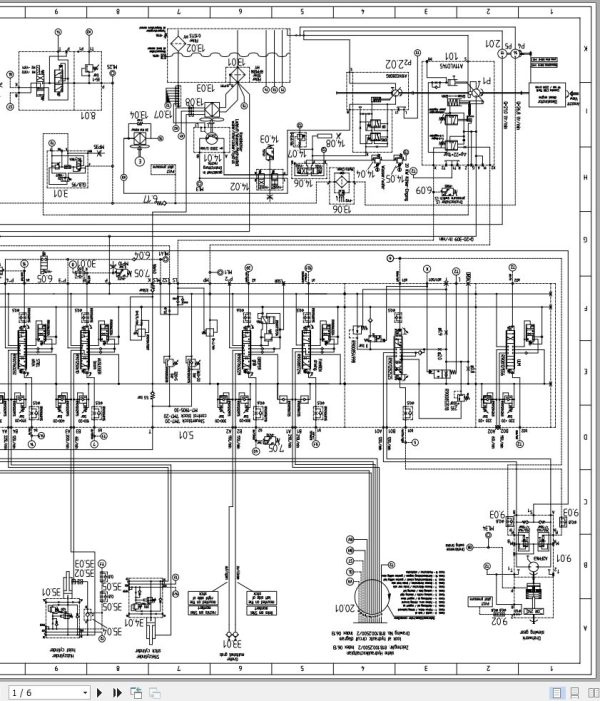 Sennebogen Material Handler 818 818.0.1239 Electric and Hydraulic Diagrams EN DE 3