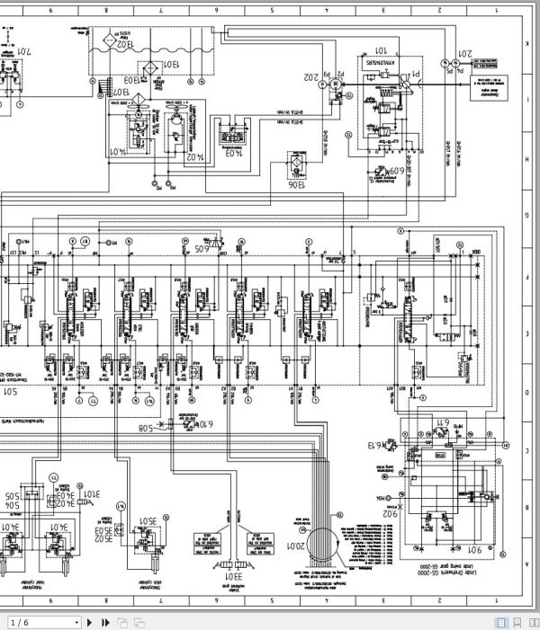 Sennebogen Material Handler 821 821.0.1278 Electric and Hydraulic Diagrams EN DE 3
