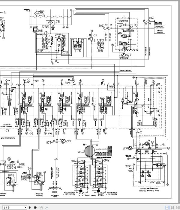 Sennebogen Material Handler 821 821.5.1212 Electric and Hydraulic Diagrams EN DE 3