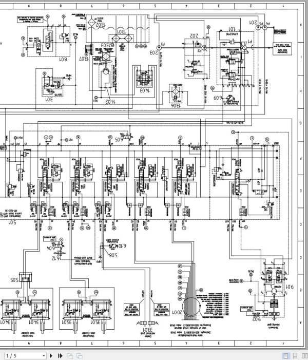 Sennebogen Material Handler 825 825.0.1309 Electric and Hydraulic Diagrams EN DE 3