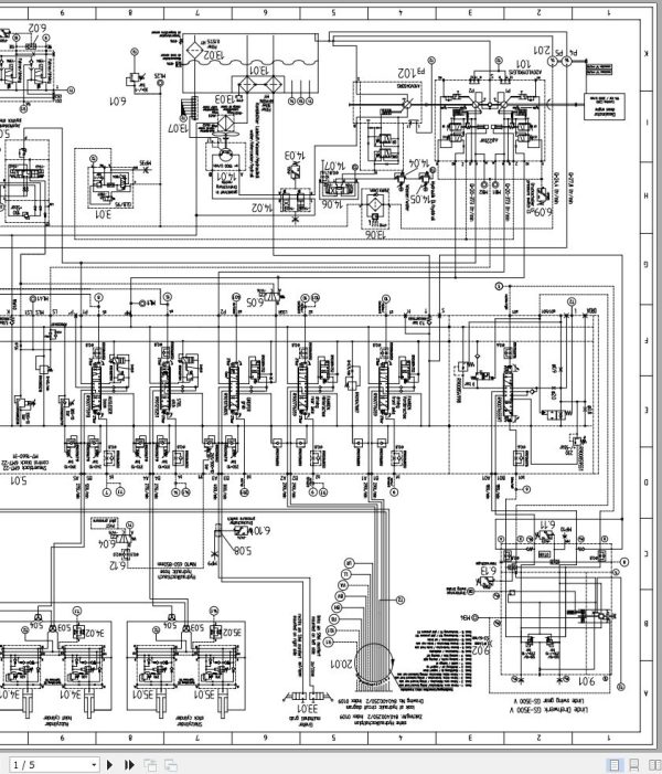 Sennebogen Material Handler 840 840.0.1012 Electric and Hydraulic Diagrams EN DE 3