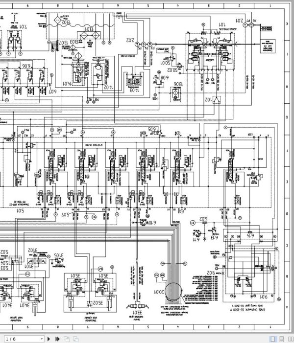 Sennebogen Material Handler 850 850.0.329 Electric and Hydraulic Diagrams EN DE 3