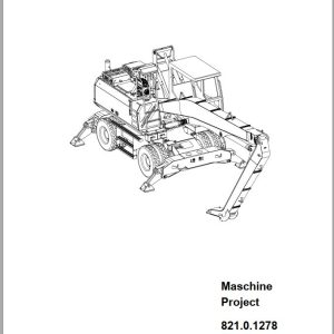 Sennebogen Material Handlers 821 821.0.189 Spare Parts Catalog EN DE 1
