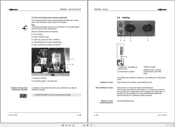 Sennebogen Material Handlers 821 M 821.0.479 Operating and Maintenance Manual 2