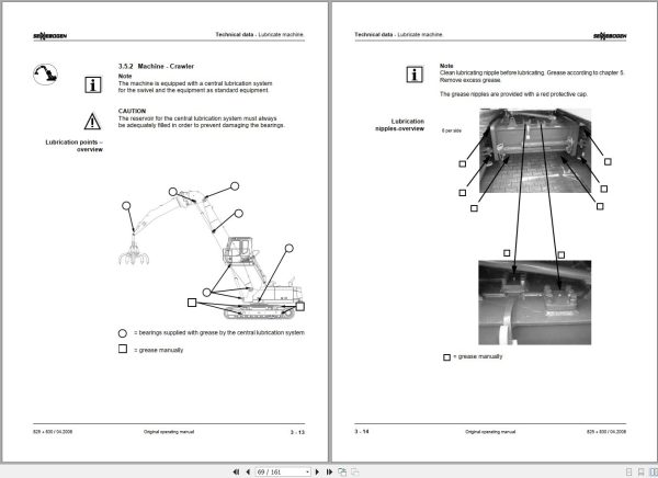 Sennebogen Material Handlers 825 830 825.0.1408 Operating and Maintenance Manual 2