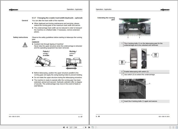 Sennebogen Material Handlers 825 830 830.0.1242 Operating and Maintenance Manual 2