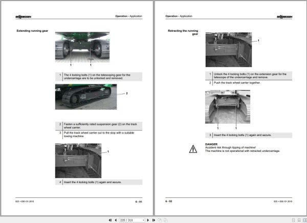 Sennebogen Material Handlers 825 830 830.0.1250 Operating and Maintenance Manual 2