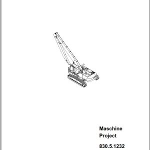Sennebogen Material Handlers 830 830.5.1232 Spare Parts Catalog EN DE 1