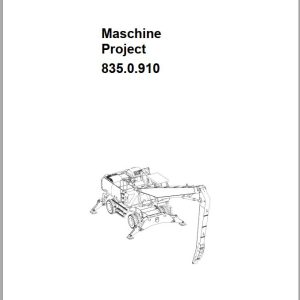 Sennebogen Material Handlers 835 835.0.1246 Spare Parts Catalog EN DE 1