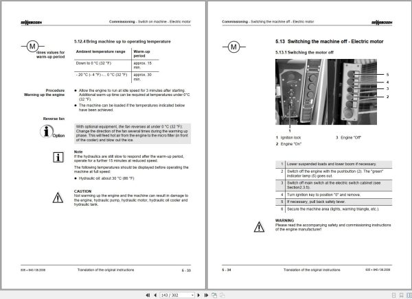 Sennebogen Material Handlers 835 840 835.0.1121 Operating and Maintenance Manual 2