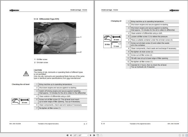 Sennebogen Material Handlers 835 840 835.0.1137 Operating and Maintenance Manual 2