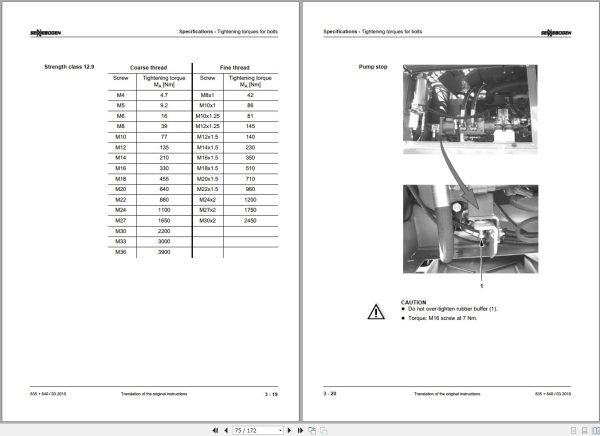 Sennebogen Material Handlers 835 840 840.5.1040 Operating and Maintenance Manual 2