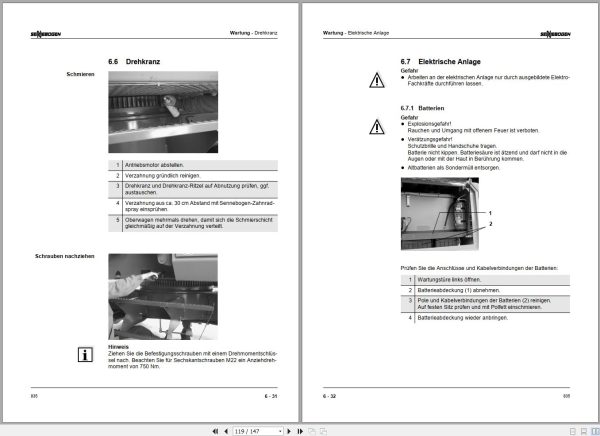 Sennebogen Material Handlers 835 M 835.0.266 Operating and Maintenance Manual DE 2