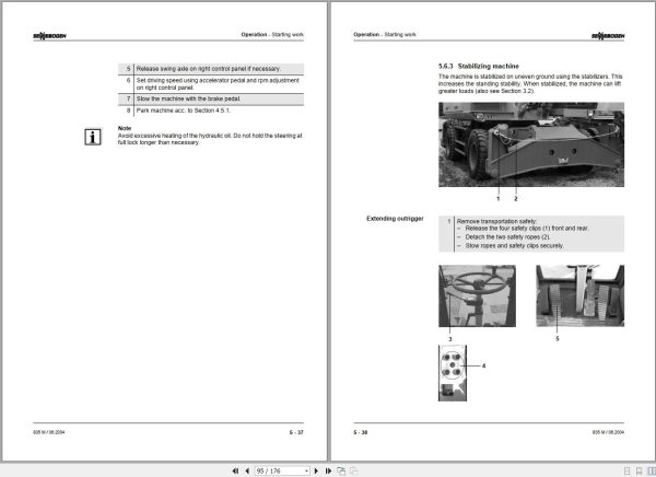 Sennebogen Material Handlers 835 M 835.0.548 Operating and Maintenance Manual 2