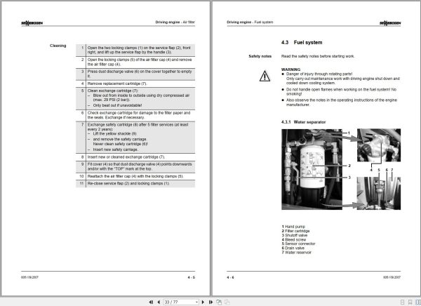 Sennebogen Material Handlers 835 M 835.0.958 Operating and Maintenance Manual 2