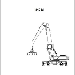 Sennebogen Material Handlers 840 M 840.0.155 Operating and Maintenance Manual 1