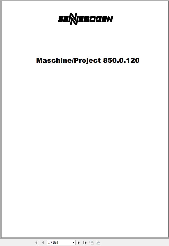 Sennebogen Material Handlers 850 850.0.120 Spare Parts Catalog EN DE 1