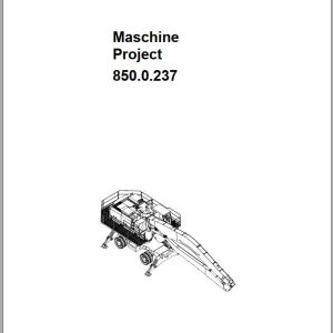 Sennebogen Material Handlers 850 850.0.237 Spare Parts Catalog EN DE 1