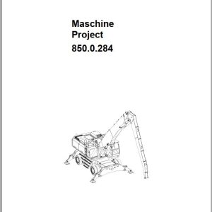 Sennebogen Material Handlers 850 850.0.284 Spare Parts Catalog EN DE 1