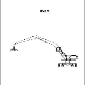 Sennebogen Material Handlers 850 M 850.0.132 Operating and Maintenance Manual DE 1