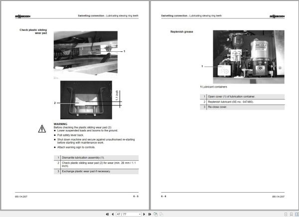 Sennebogen Material Handlers 850 M 850.0.318 Operating and Maintenance Manual 2