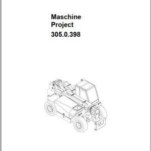 Sennebogen Telescopic Handlers 305 305.0.398 Spare Parts Catalog EN DE 1