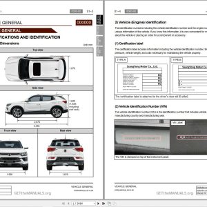 Ssang Yong Korando C300 2019 2020 Service Manual 1