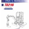 Takeuchi Dumpers Excavators Loaders Parts Manual PDF 668MB 1