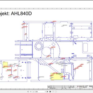 Terex Fuchs Material Handlers AHL840D 0014 Wiring Diagram 6790200248 DE 1
