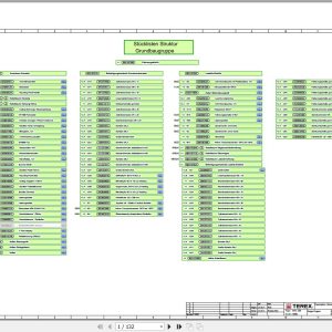 Terex Fuchs Material Handlers MHL250 4000 Wiring Diagram 6790200276 DE 1