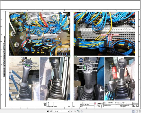 Terex Fuchs Material Handlers MHL320D 1526 Wiring Diagram 6790200218 DE 3