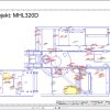 Terex Fuchs Material Handlers MHL320D 1725 Wiring Diagram 6790200342 DE 1