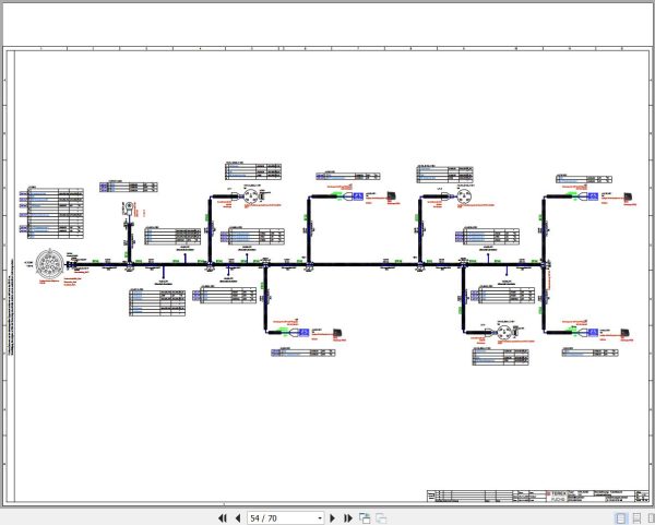 Terex Fuchs Material Handlers MHL320D 965 966 Wiring Diagram 6790200052 DE 3