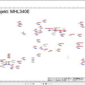 Terex Fuchs Material Handlers MHL340E 4000 Wiring Diagram 6790200144 DE 1