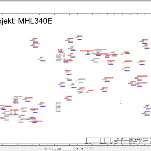 Terex Fuchs Material Handlers MHL340E 4004 Wiring Diagram 6790200180 DE 1