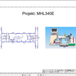 Terex Fuchs Material Handlers MHL340E 4137 Wiring Diagram 6790200301 DE 1