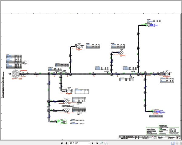 Terex Fuchs Material Handlers MHL350D 1241 Wiring Diagram 6790200016 DE 2