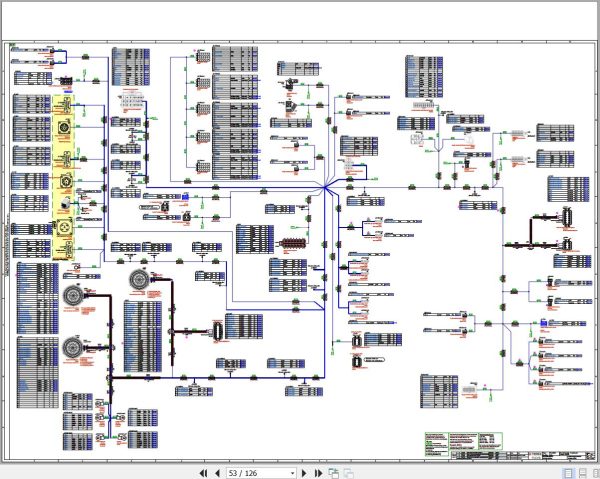Terex Fuchs Material Handlers MHL350D 1944 Wiring Diagram 6790200296 DE 2