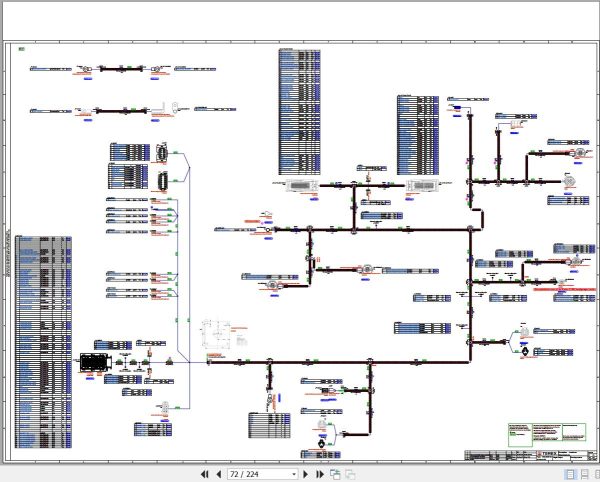 Terex Fuchs Material Handlers MHL350E HD 4100 Wiring Diagram 6790200161 DE 2