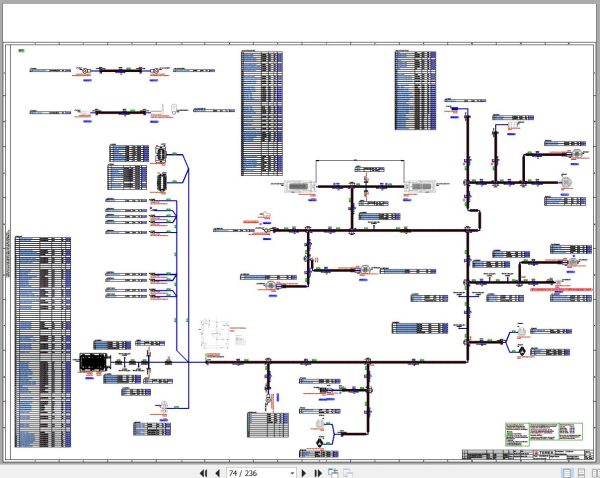 Terex Fuchs Material Handlers MHL350E HD 4198 4288 Wiring Diagram 6790200260 DE 2