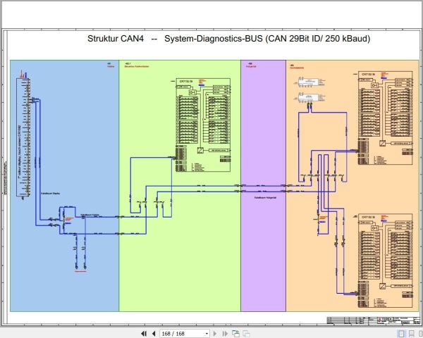 Terex Fuchs Material Handlers MHL350F 5000 Wiring Diagram 6790200224 DE 3